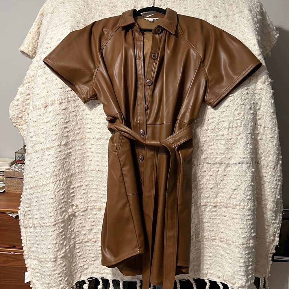 Buttery soft leather dress